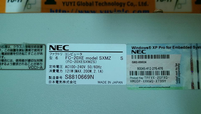 NEC FC98-NX FC-20XE MODEL SXMZ S - PLC DCS SERVO Control MOTOR POWER SUPPLY  IPC ROBOT